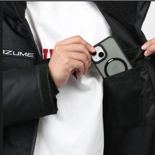 mazume (ORANGE&BLUE) MZFW-795 ブラックカモ LLサイズ CONTACT ALL