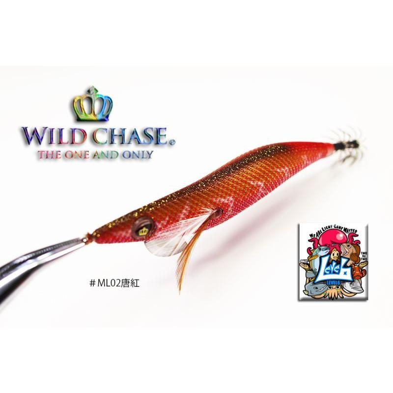 スクイッドマニア ワイルドチェイス 3.5号 ML02/唐紅 squidmania WILD
