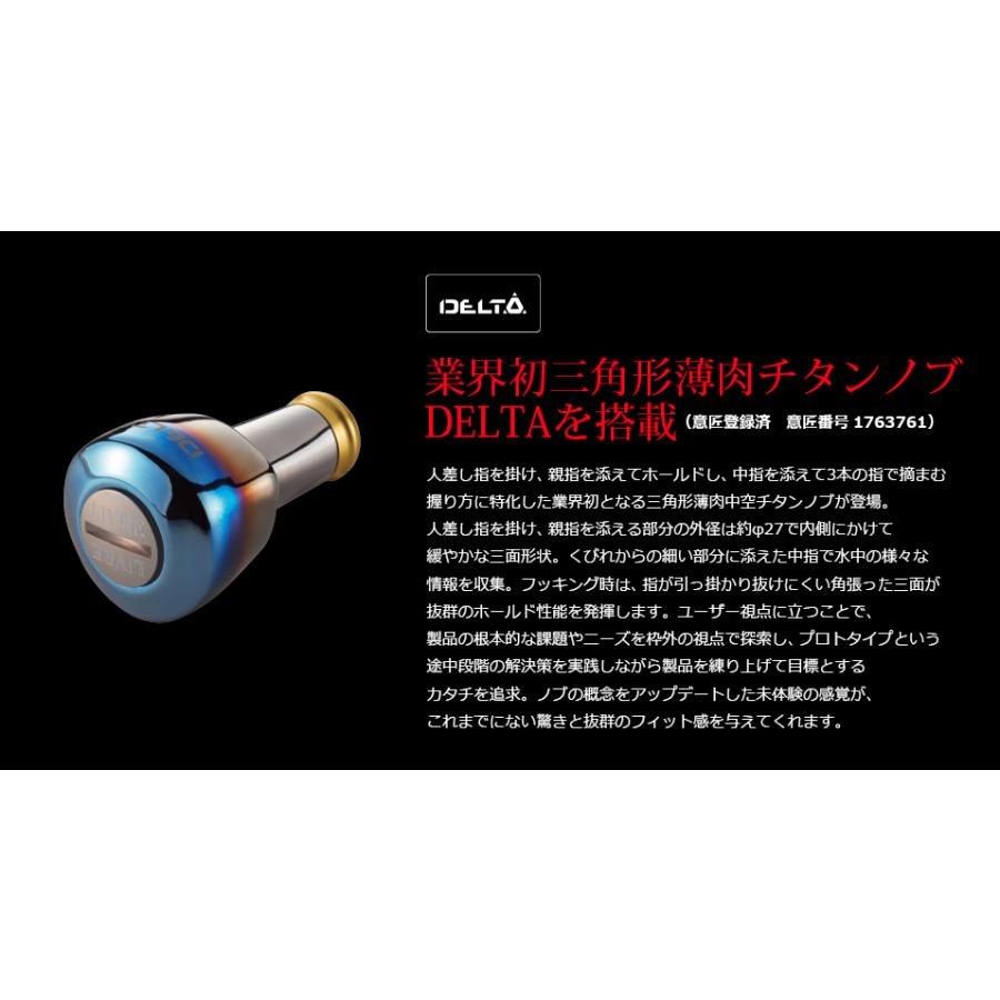 リブレ クランクエッジ115 ダイワ右用 ガンメタ×ゴールド LIVRE