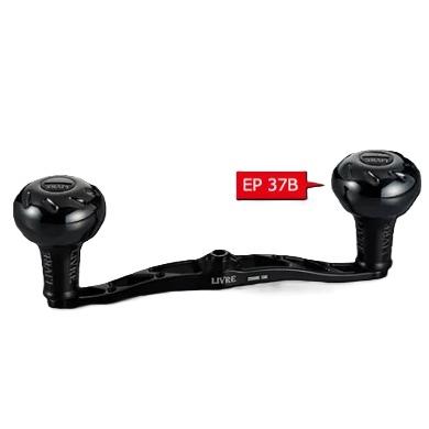 リブレ　クランク130 EP37 右巻用 ダイワ用 オールブラック リブレ クランク130 オールブラック シマノ 右用 EP37B FRSK130-B37