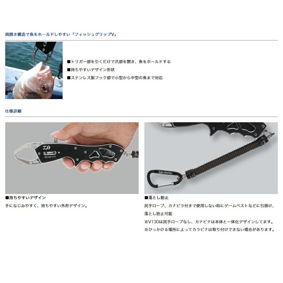 ダイワ (Daiwa) フィッシュグリップV 170 ブラック : アングラーズWEB