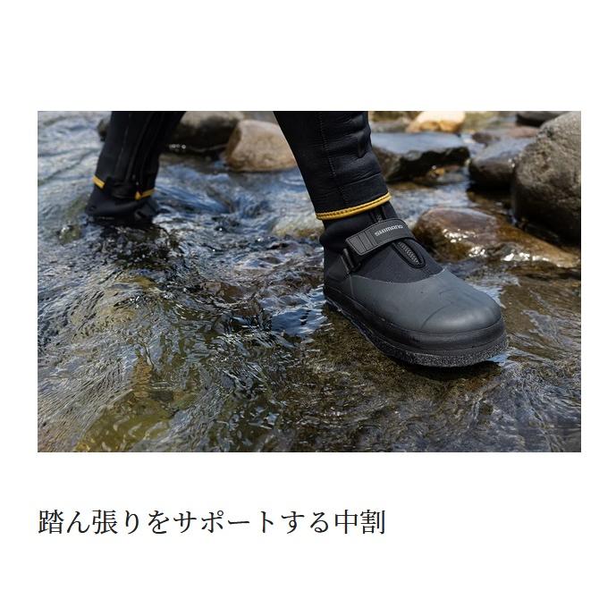 シマノ (SHIMANO) FT-043X ブラック Mサイズ（25.0〜25.5）カット