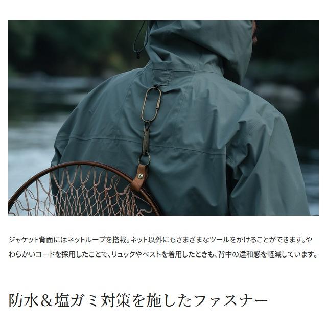 シマノ (Shimano) RA-025X ブルーチャコール Lサイズ ゴアテックス ショートレインジャケット｜anglersweb｜04
