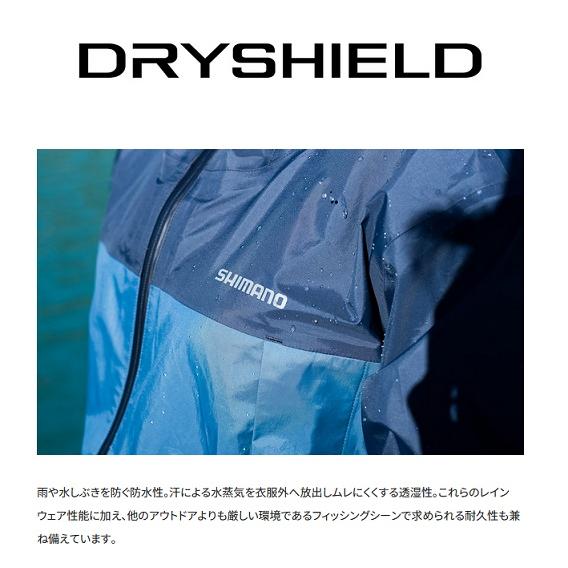 シマノ (Shimano) RA-047X ブラック Mサイズ 3レイヤー レインスーツ
