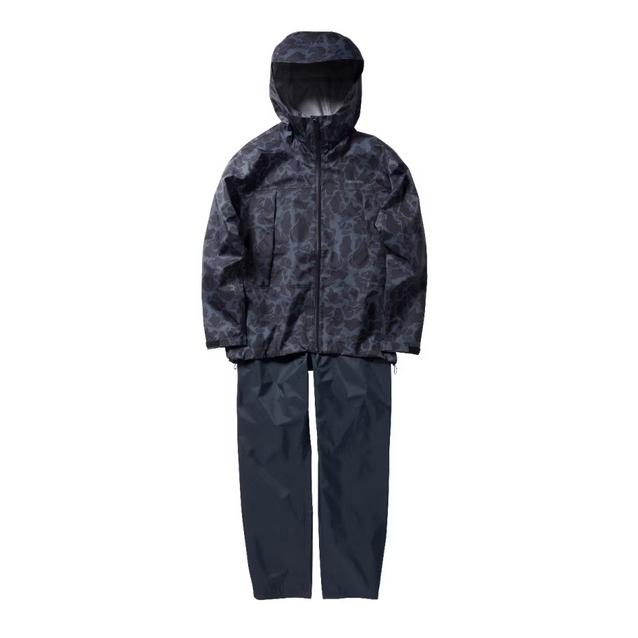 シマノ　3レイヤーレインスーツ RA-047X ブラックダックカモ　2XL シマノ (Shimano) RA-047X ブラックダックカモ XLサイズ 3レイヤー