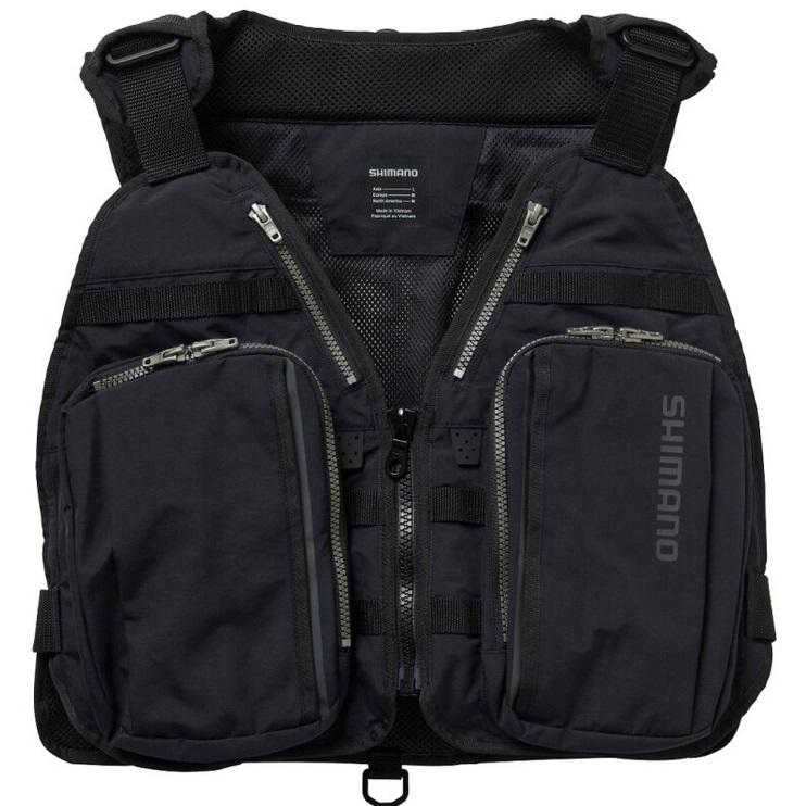 シマノ フィッシングベスト VE-041X 鮎GAME ベスト  2XL  ブラック シマノ (shimano) VE-041X ブラック 2XLサイズ 鮎GAME ベスト