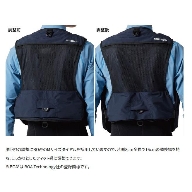 シマノ (shimano) VE-041X ブラック 4XLサイズ 鮎GAME ベスト