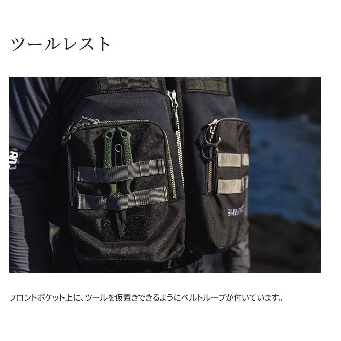 シマノ (Shimano) VF-229X ブラック フリー ロックショアタフベスト