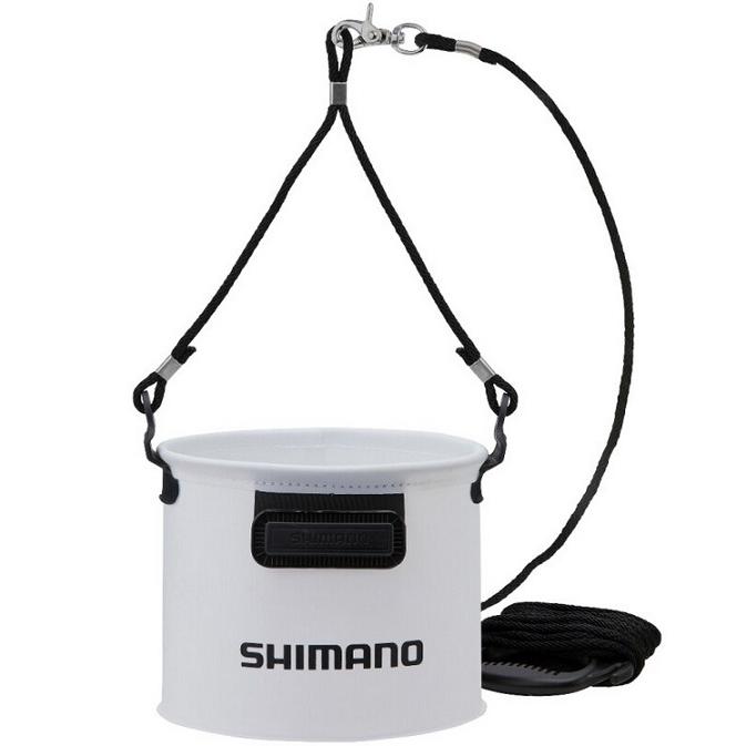 シマノ (Shimano) BK-053Q リアルホワイト 21cm 水汲みバッカン 