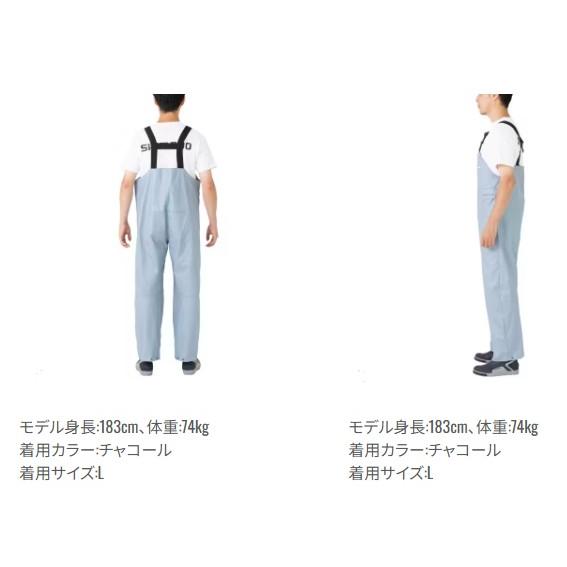 シマノ RA-302V マリンサロペット XL ダークチャコール シマノ (Shimano) RA-302V ダークチャコール XLサイズ マリン