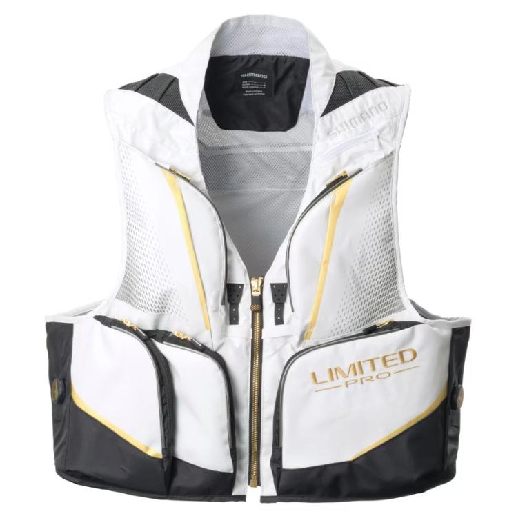 シマノ VE-560Y リミテッドプロ2WAYベスト 2XL ホワイト シマノ (shimano) VE-560Y ホワイト 2XLサイズ リミテッドプロ 2WAY