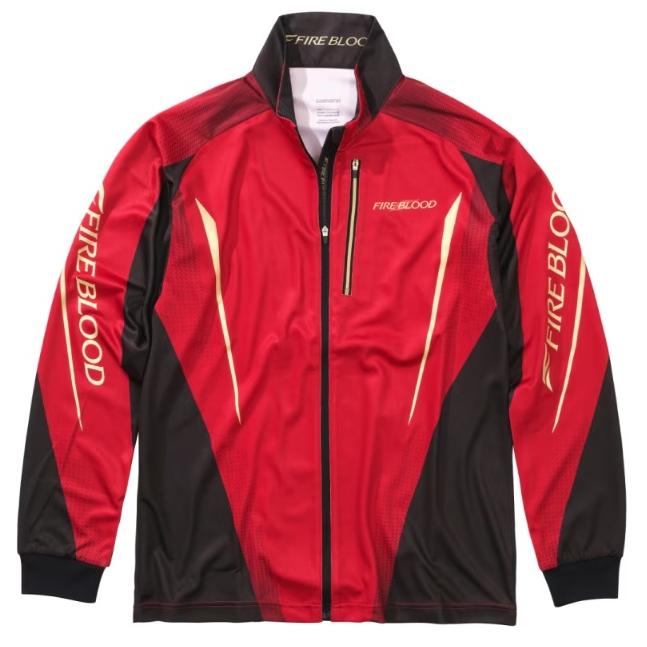 シマノ フィッシングウェア SH-107Y リミテッドプロ フルジップシャツ  XL  ブラッドレッド シマノ (Shimano) SH-107Y ブラッドレッド XLサイズ リミテッドプロ
