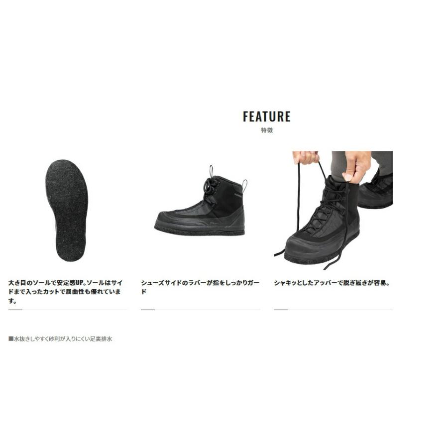 シマノ (Shimano) FS-004V チャコール 27.0cm ウェーディングシューズ 