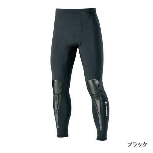 シマノ　ライトクロロプレン　プロテクトタイツIN-087S 3XL シマノ (Shimano) IN-087S ブラック Lサイズ ライトクロロプレン