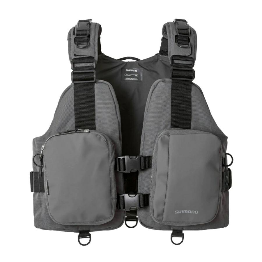 シマノ デタッチャブルゲームベスト VF-036V (グレー) シマノ (Shimano) VF-036V グレー（灰色） フリーサイズ