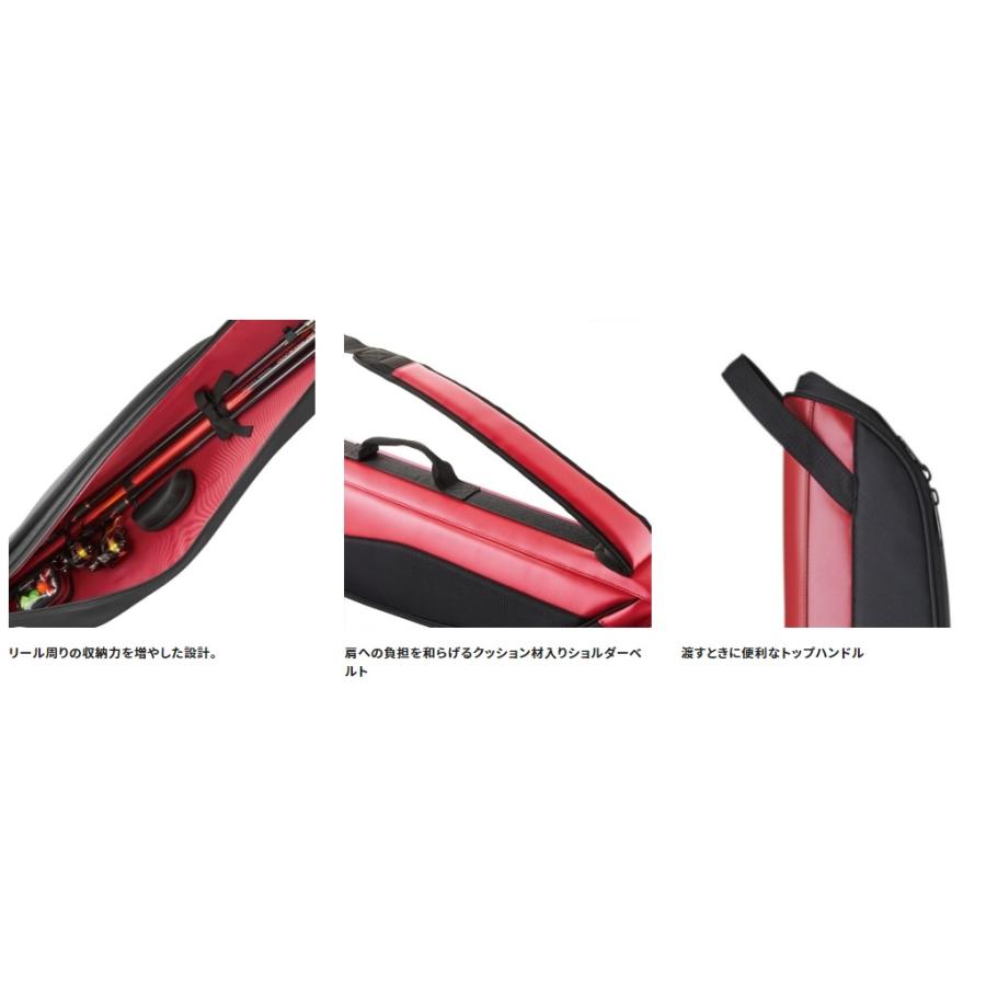 シマノ (Shimano) BR-421V ブラック 135cm ロッドケース リールイン