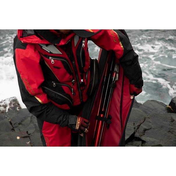 シマノ (Shimano) BR-421V ブラック 145cmW ロッドケース リールイン