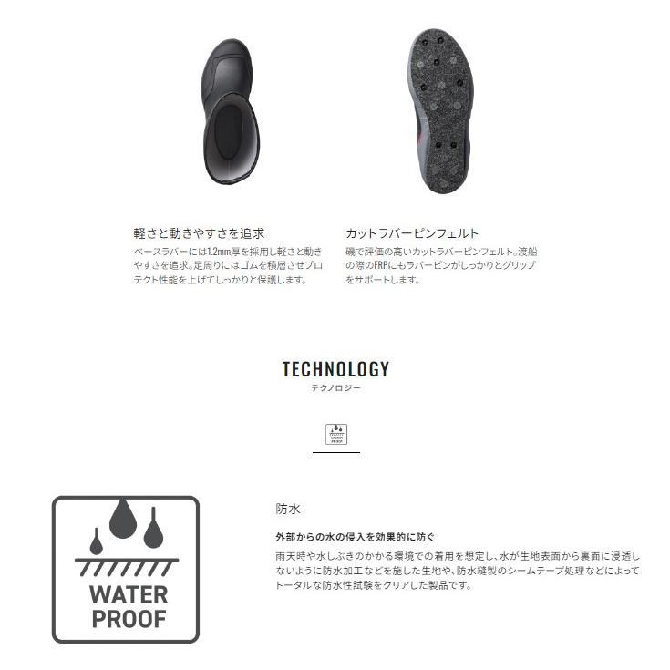 シマノ (Shimano) FB-022W ブラック 2XLサイズ (28.0〜28.5cm