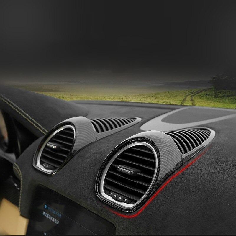 人気△ポルシェ Porsche 718 911リアルカーボン吹き出し口 トリム 