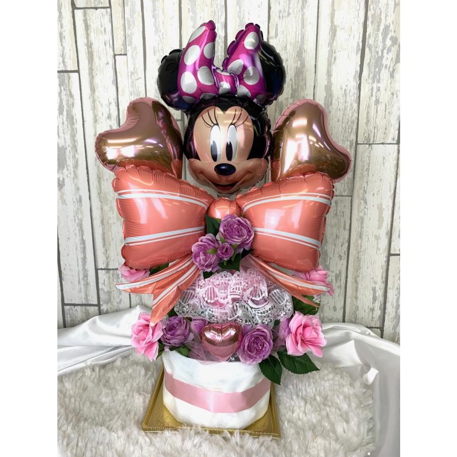 おむつケーキ ミッキー ミニー 女の子 可愛い オムツケーキ ミニーマウス ディズニー