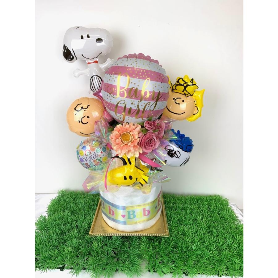 最大54 オフ スヌーピー2段おむつケーキ