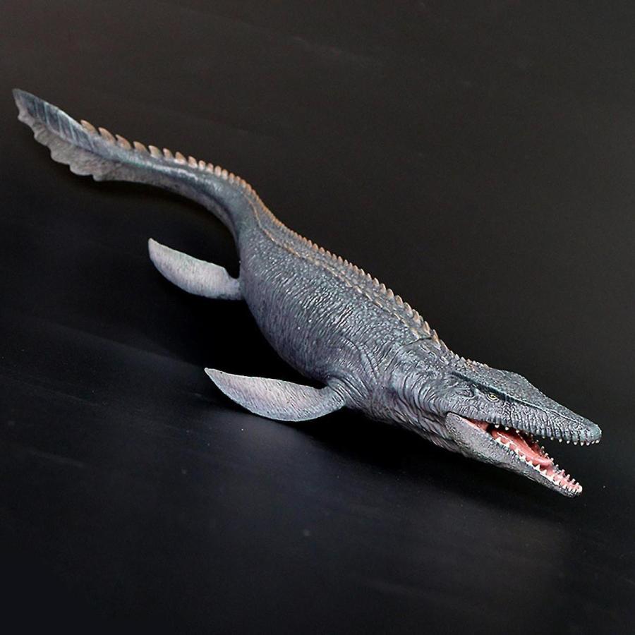 恐竜 フィギュア モササウルス リアル ダイナソー おもちゃ 海竜 グレー キッズ 恐竜好き プレゼント |  | 03