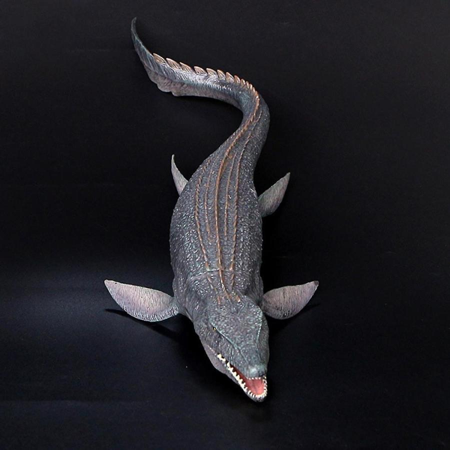 恐竜 フィギュア モササウルス リアル ダイナソー おもちゃ 海竜 グレー キッズ 恐竜好き プレゼント |  | 04
