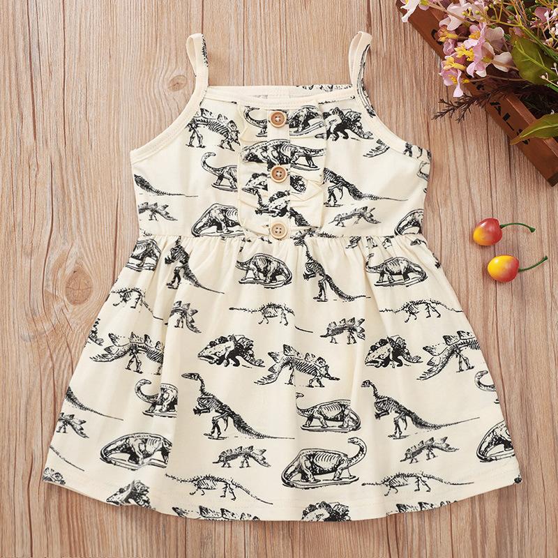 恐竜柄 かわいい 夏物 キャミワンピ ワンピース キッズ キャミ ワンピ 子供服 おしゃれ ダイナソー 女の子 個性的 恐竜女子 春夏 ホワイト 総柄 Dfh027 Dfh027 Anicca 通販 Yahoo ショッピング