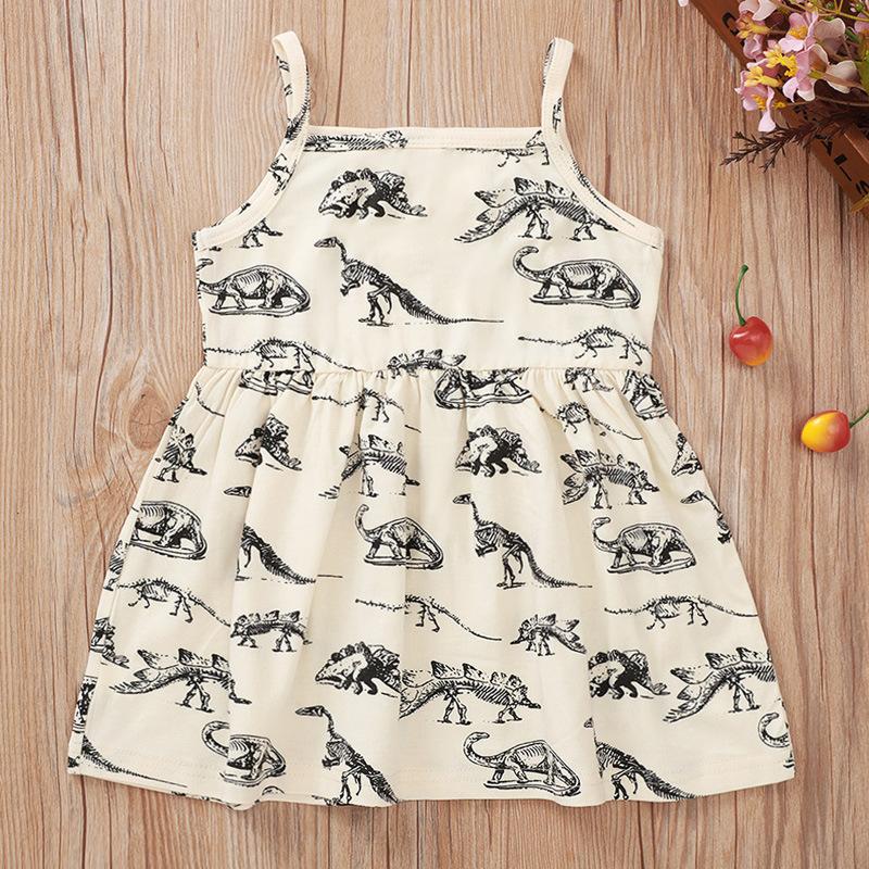 恐竜柄 かわいい 夏物 キャミワンピ ワンピース キッズ キャミ ワンピ 子供服 おしゃれ ダイナソー 女の子 個性的 恐竜女子 春夏 ホワイト 総柄 Dfh027 Dfh027 Anicca 通販 Yahoo ショッピング