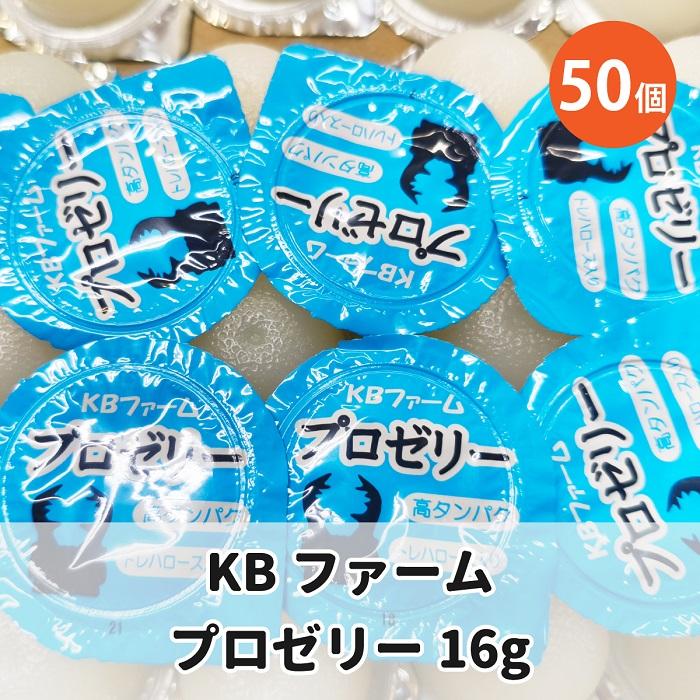 KBファーム プロゼリー 16g×50個 国産 高タンパク 昆虫ゼリー バナナ味 クワガタ カブトムシ | 