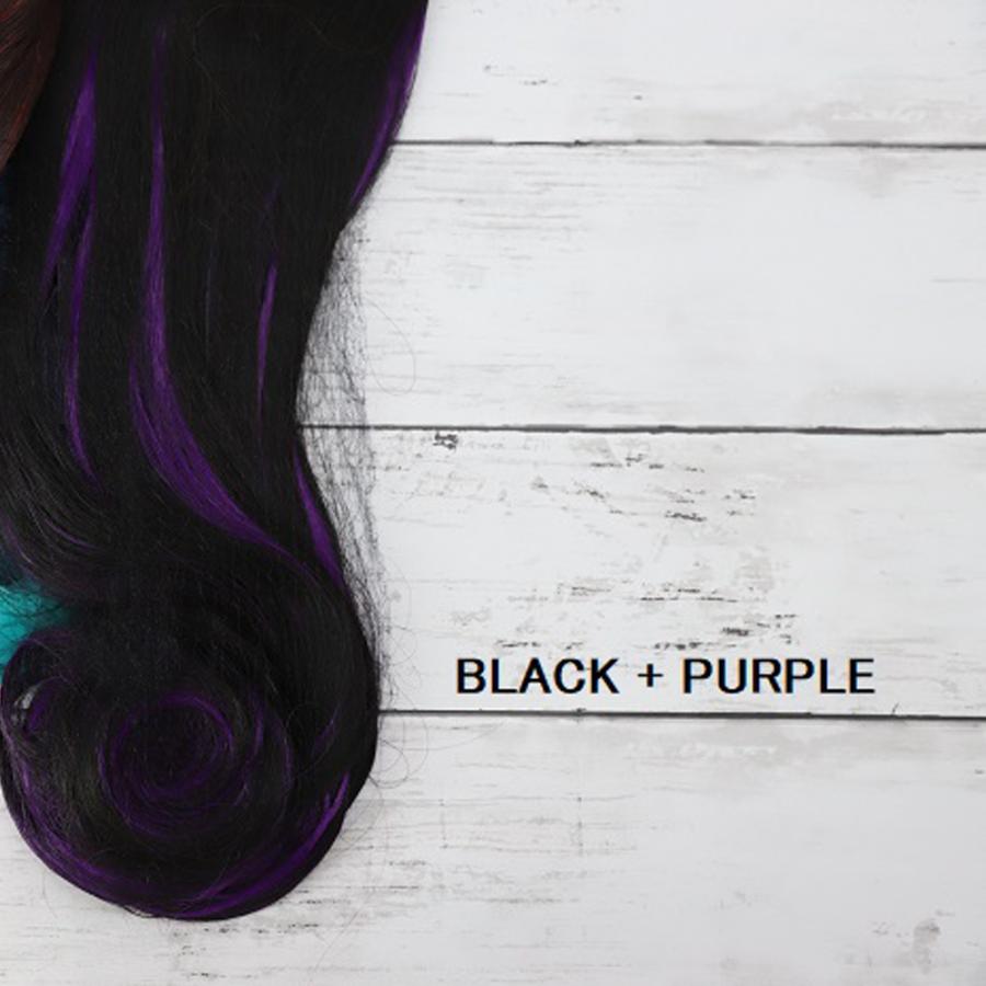 【送料無料】30%off ポニーテール 部分ウィッグ かんたん装着 グラデーションカラー ボリュームアップ ツインテール 巻き髪 コスプレ kr332 |  | 03