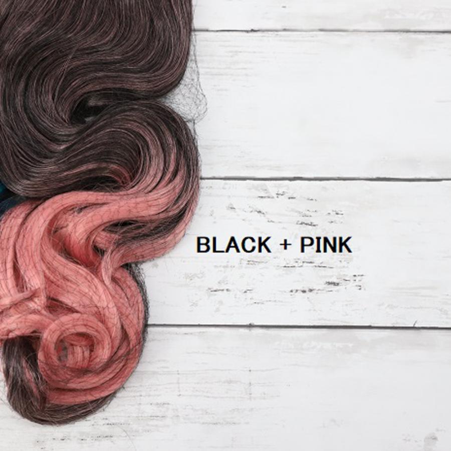 【送料無料】30%off ポニーテール 部分ウィッグ かんたん装着 グラデーションカラー ボリュームアップ ツインテール 巻き髪 コスプレ kr332 |  | 04