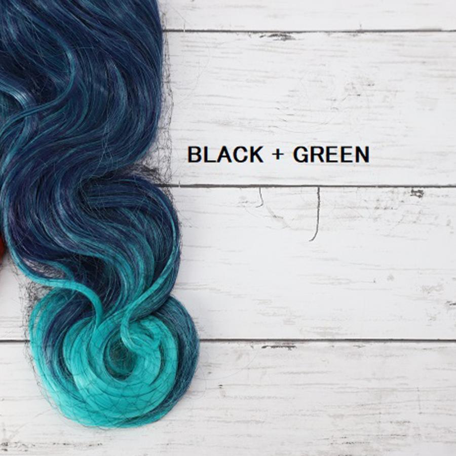 【送料無料】30%off ポニーテール 部分ウィッグ かんたん装着 グラデーションカラー ボリュームアップ ツインテール 巻き髪 コスプレ kr332 |  | 05