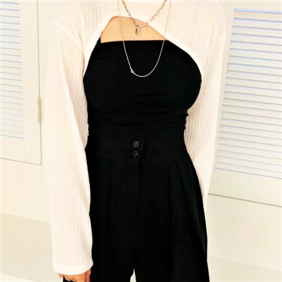 【送料無料】＼1000ポッキリ／スーパークロップドトップス トップス カーディガン ホワイト 長袖 kr416 |  | 01