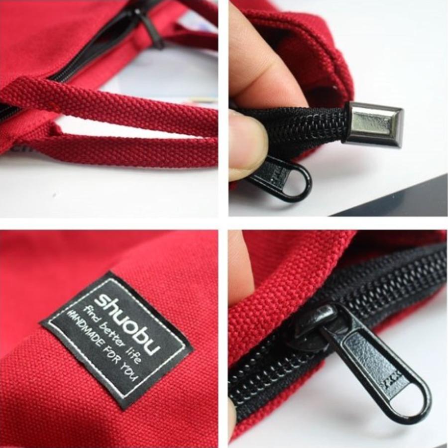 【送料無料】40%off シンプル コットン 帆布 トートバッグ キャンバスバッグ  綿 帆布  通学 通勤 肩掛  ファスナー付 キャンバス 無地 kr421 |  | 02