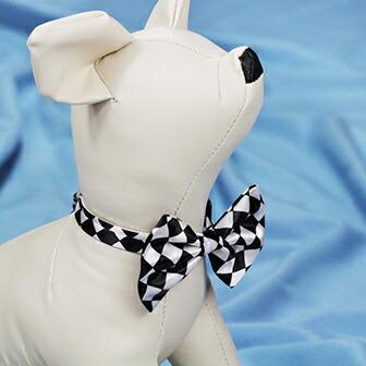 【送料無料】＼1000円ポッキリ／ ワンちゃん ネコちゃん チェック柄 チェッカーフラッグ柄 お花 鈴 蝶ネクタイ アクセサリー 首輪 カワイイ 赤 ピンク 白 krd16 |  | 01