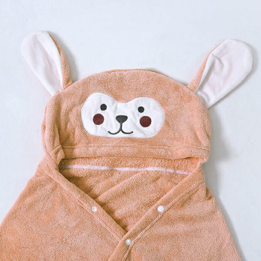 【送料無料】50%off バスタオル フード付 タオル アニマル 動物　バスローブ ポンチョ タオルケット 水泳 プール お風呂  防寒 暖かい キッズ 子供 krk22 | 