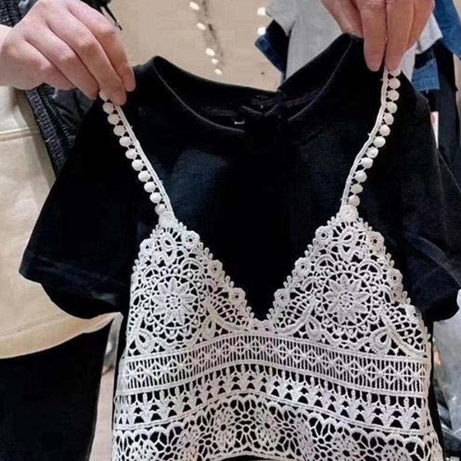 【送料無料】50％off 可愛い 刺繍 ビスチェ Tシャツ レース ビスチェ風 Ｔシャツ  キッズ 100 110 120 krk32 |  | 01