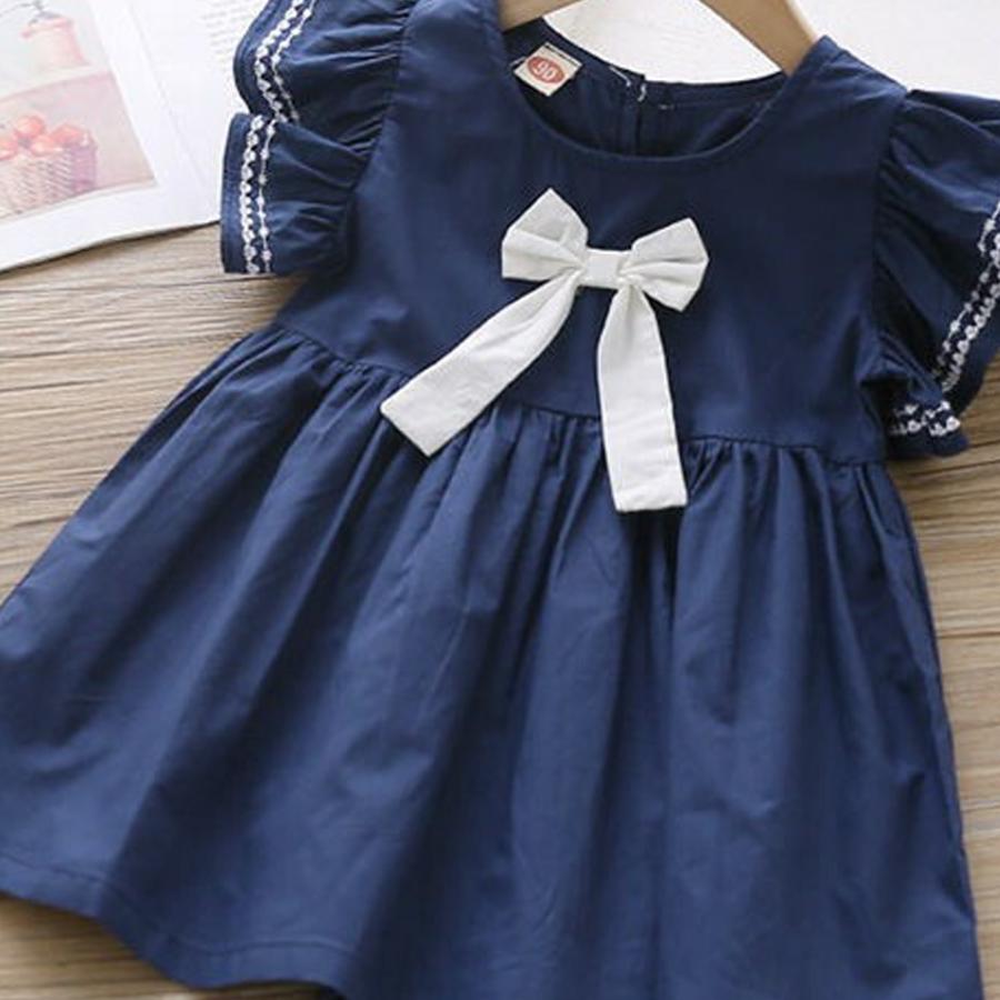 【送料無料】50%off キッズ  ベビー 女の子 ワンピース ドレス フリル リボン 刺繍 ギャザー おしゃれ お出かけ |  | 01