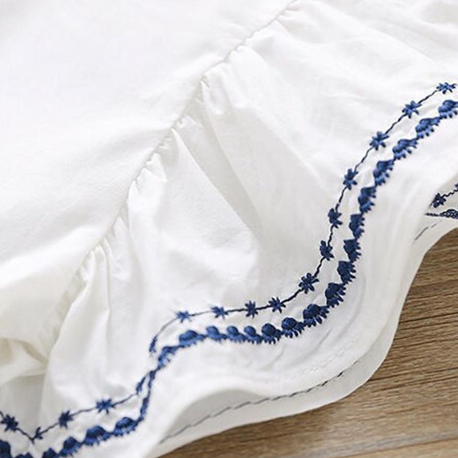 【送料無料】50%off キッズ  ベビー 女の子 ワンピース ドレス フリル リボン 刺繍 ギャザー おしゃれ お出かけ |  | 05