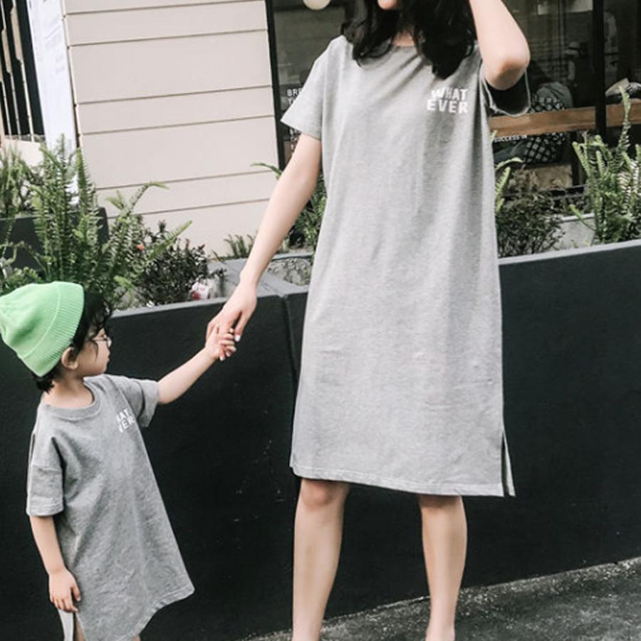 【送料無料】30%off 子ども ワンピース  キッズ  子供服  お出かけ  ロングTシャツ ゆったり カジュアル Tシャツ krk34-2 |  | 04