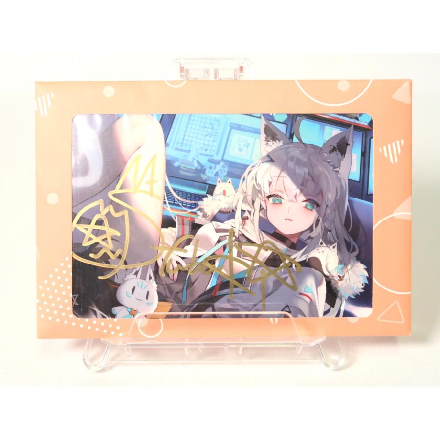 ホロライブ 白上フブキ 4周年記念 直筆サイン入りポストカード 数量