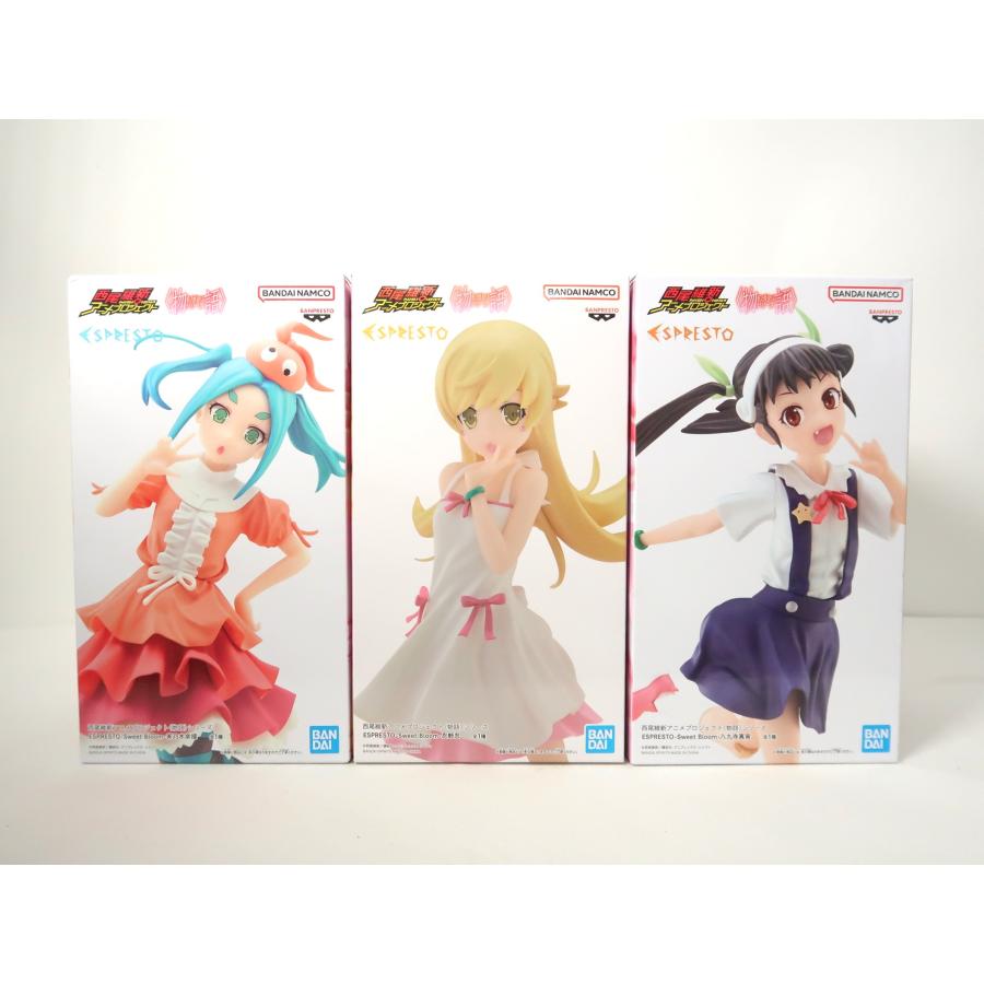 西尾維新 物語シリーズ 斧乃木余接 忍野忍 八九寺真宵 フィギュア3体