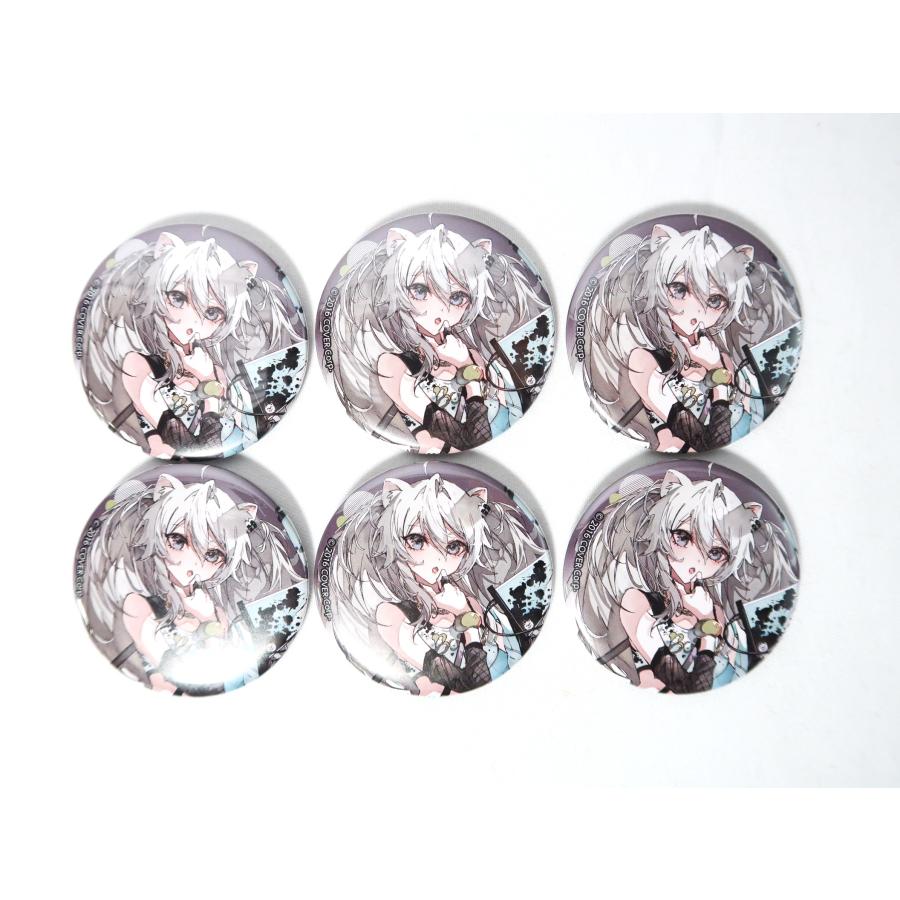 ホロライブ 獅白ぼたん フィギュア 缶バッジ セット 3点 ホロライブ 獅
