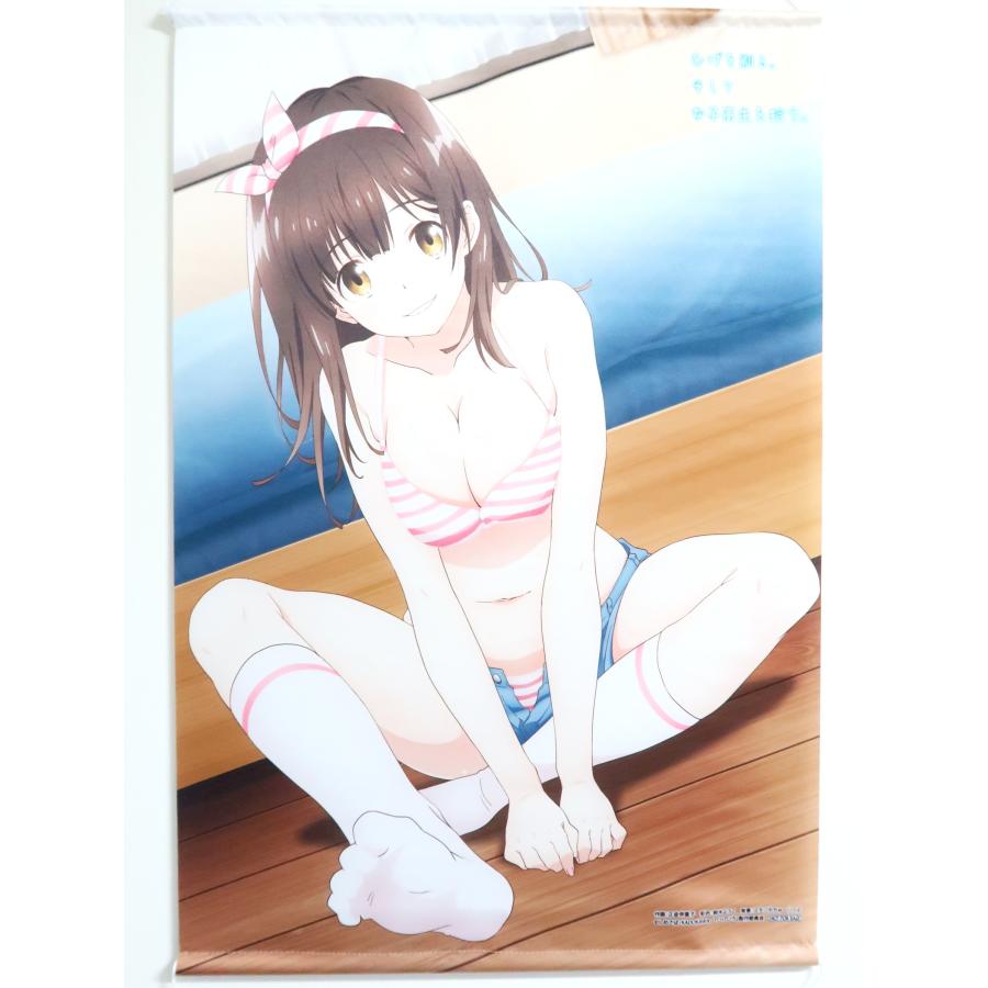 荻原沙優 描き下ろしB2タペストリー 「Blu-ray ひげを剃る。そして女子 