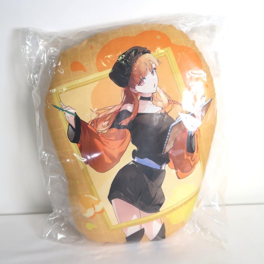 えと アートなクッション 一番くじ カラフルピーチ Powerful Art C賞