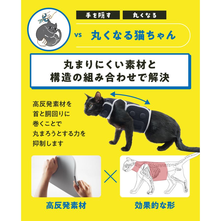 anifull 公式】 アニサポ にゃんケアチョッキ グレー 送料込 アニフル