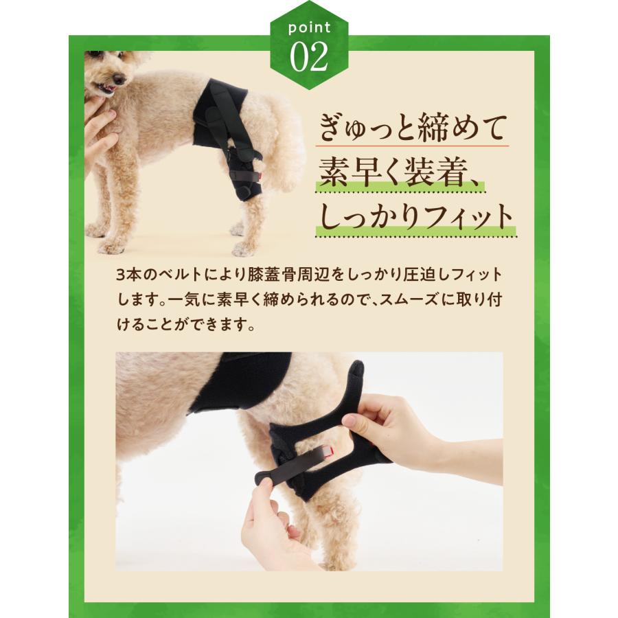 値下げ！anifull アニサポ パテラン　犬用の膝サポーター Sサイズ　左足用 アニサポ パテラン – anifull