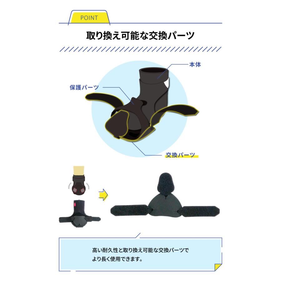 anifull 公式】 アニサポ ナックルン HERO XSサイズ 左右セット 前・後