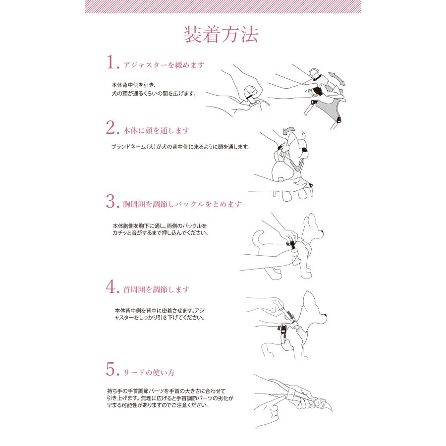 anifull 公式】アニサポ ハーレスト cocochi (ココチ) リード付 ピーチ